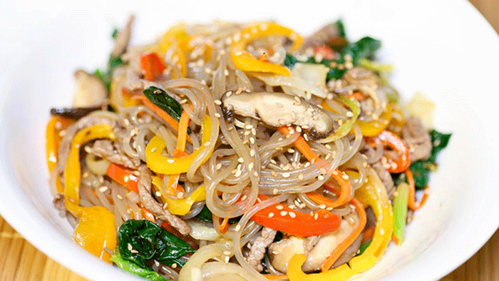  món Miến-trộn(-Japchae-) của-Hàn Quốc