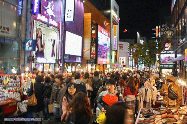 Seoul – Myeongdong thiên đường mua sắm và giải trí cho khách du lịch