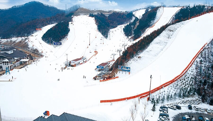 Khu trượt tuyết Elysan Gangchon