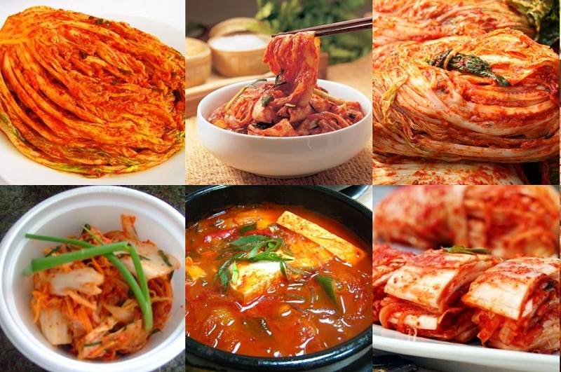 rất nhiều món được ăn kèm với kim chi