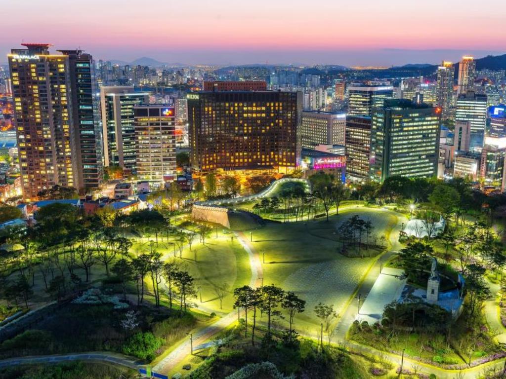 Mô hình đường tàu khách sạn Millennium Seoul Hilton