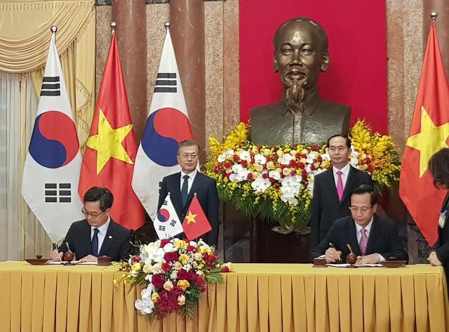 Hàn Quốc và Việt Nam kí kết bản ghi nhớ MOU lần thứ 6