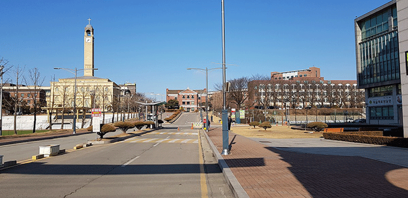 Khuôn viên trường đại học tổng hợp Pyeongtaek