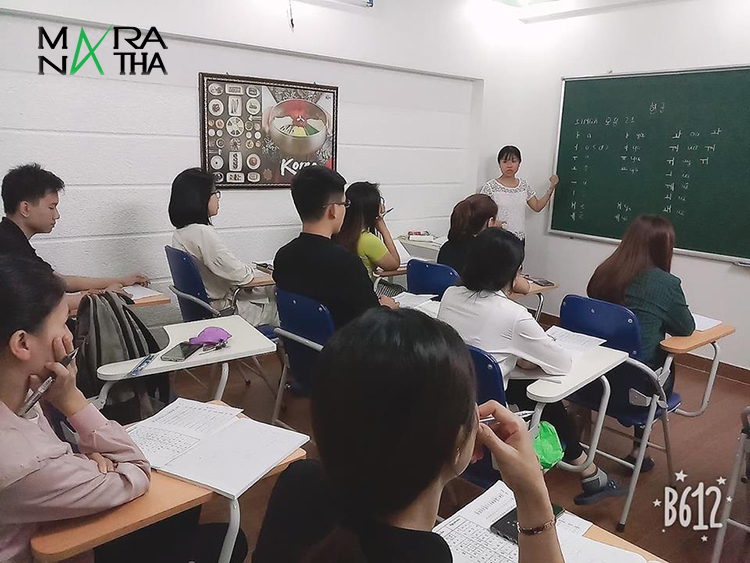 Lớp tiếng Hàn sc1 ca sáng ngày 29/10/2018