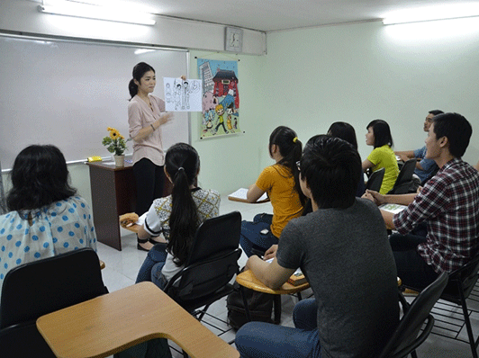Lớp tiếng Hàn dành cho người XKLĐ