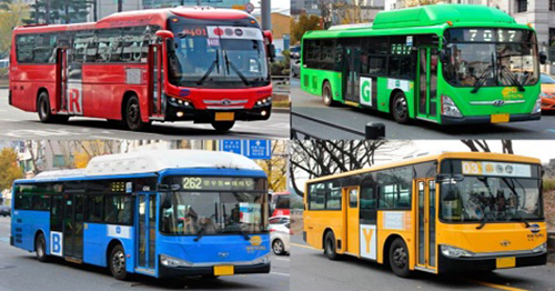 Các loại xe bus ở Hàn Quốc