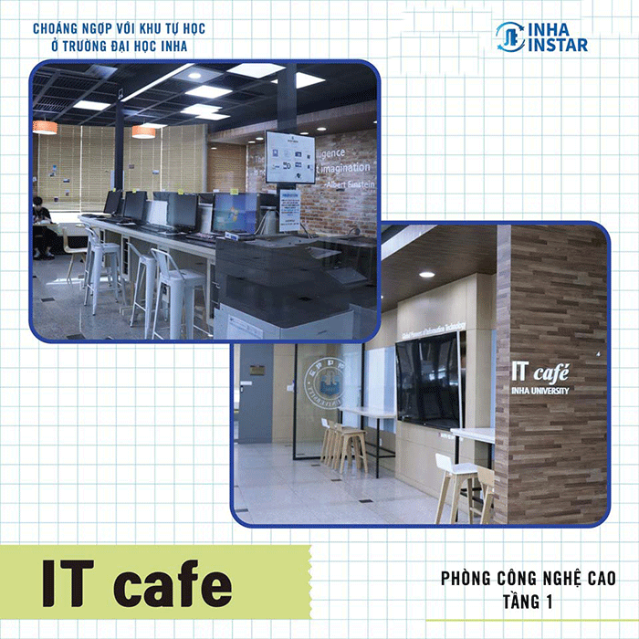 khu tự học đại học Inha